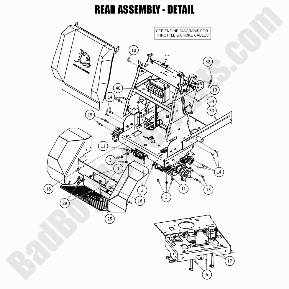 2021 Revolt - Rear Assembly Detail